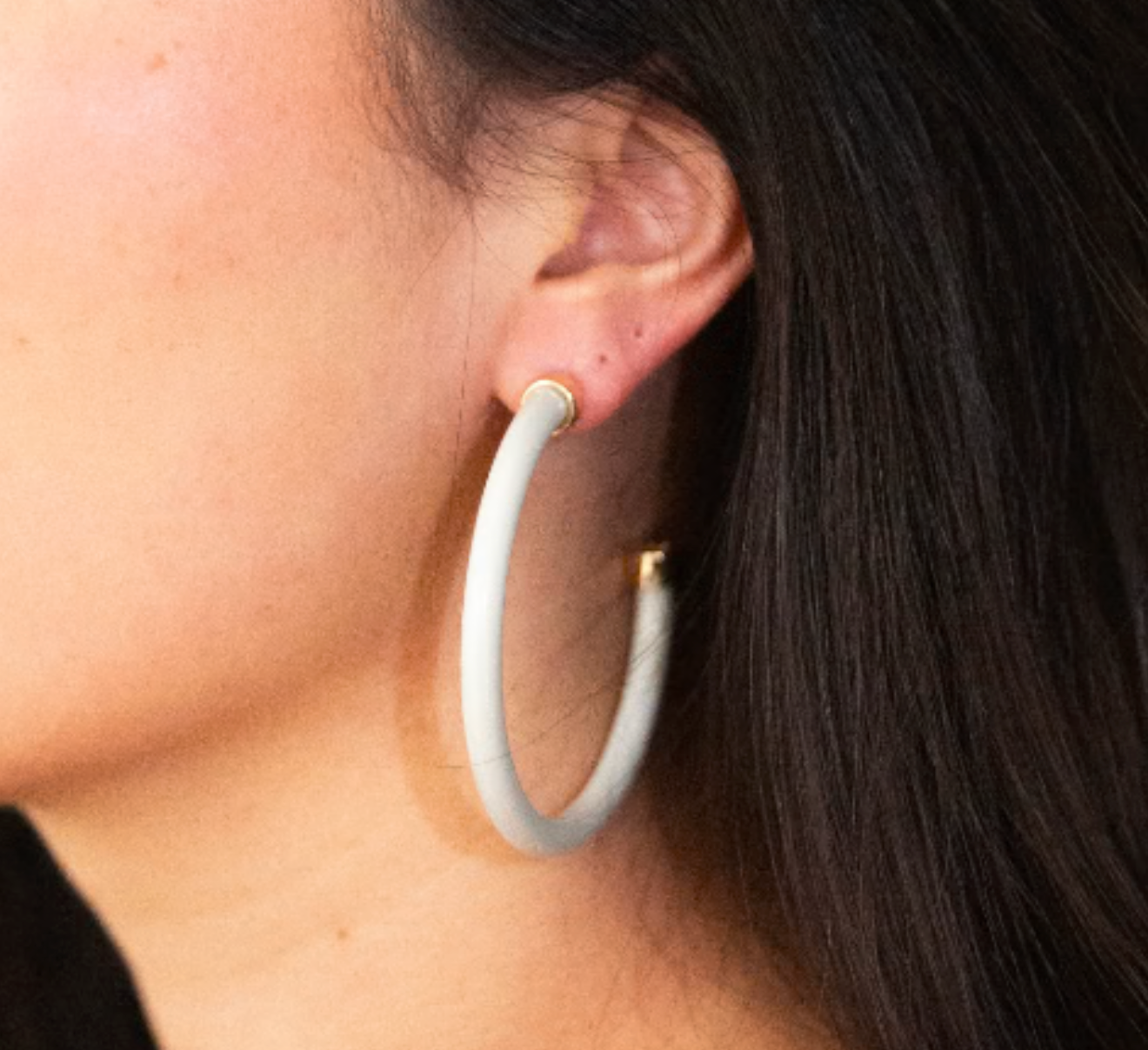 Hoo Hoops Large Hoop Earrings