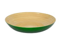 Albert L. Punkt Bamboo Serving Bowl in Dark Green