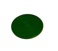Albert L. Punkt Set of 2 Bamboo Coasters in Dark Green