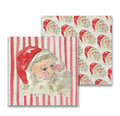 French Graffiti Xmas Cocktail Napkins - Santa Cocktail