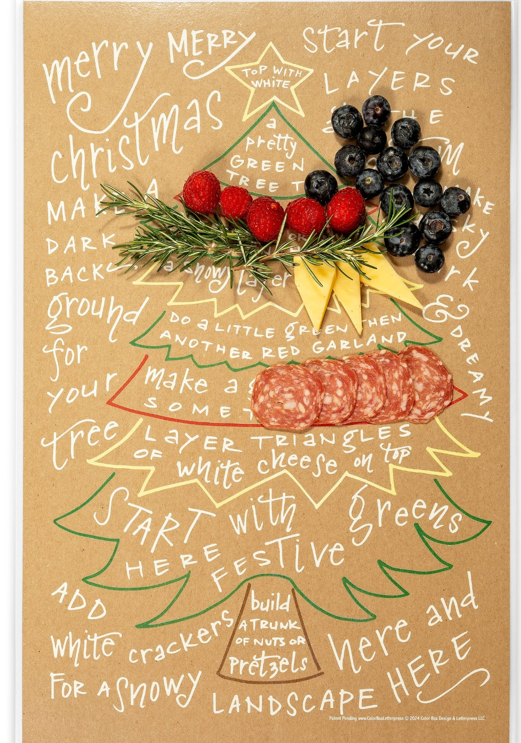 Colorbox Charcuterie Cheat Sheet - Christmas Tree